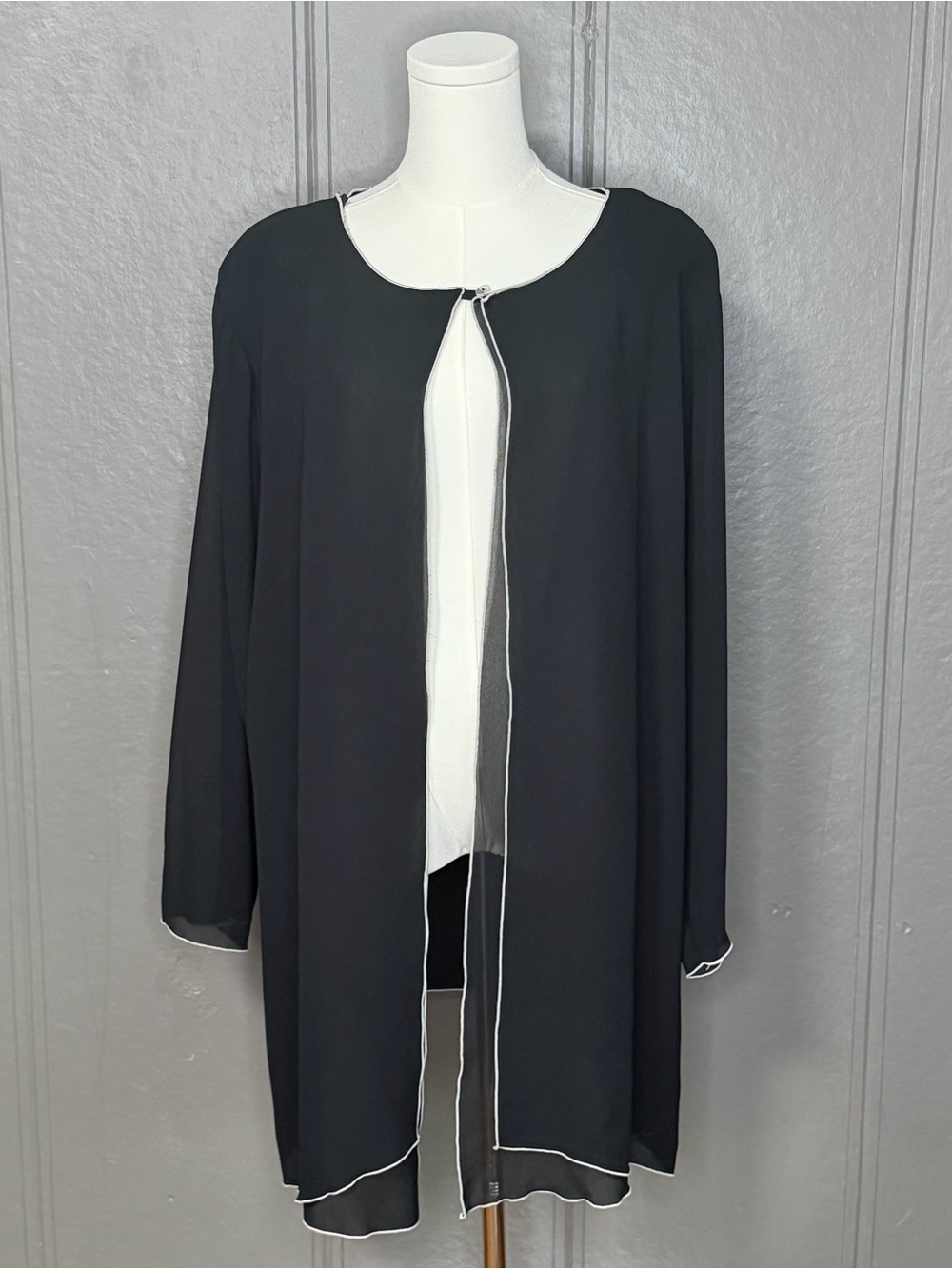 Vintage Studio C Plus Black Dress Jacket